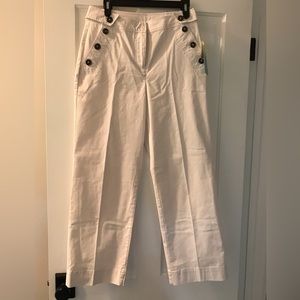 CeCe white sailor pants